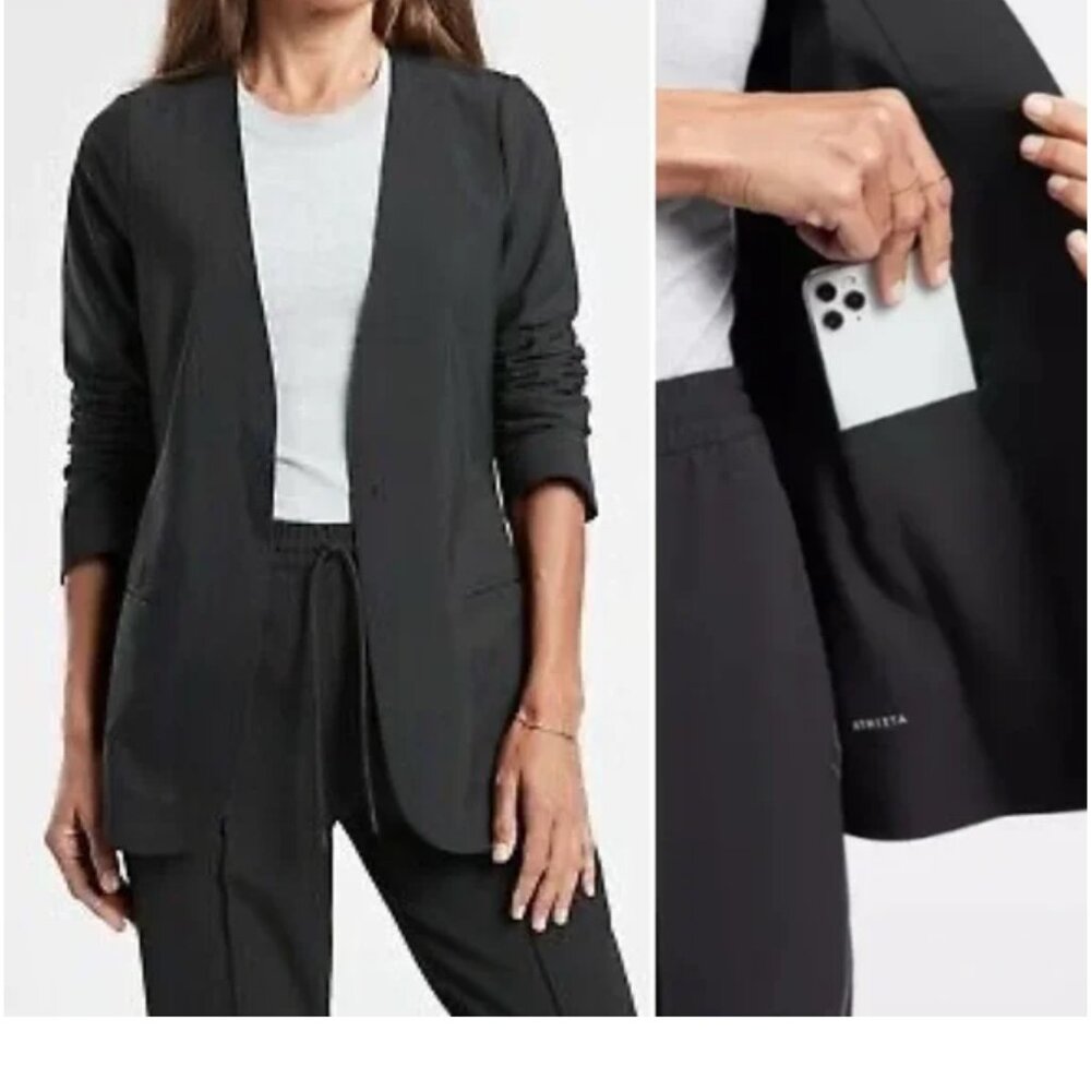 EUC Athleta Avenue Blazer Size 6 - Picture 4 of 10